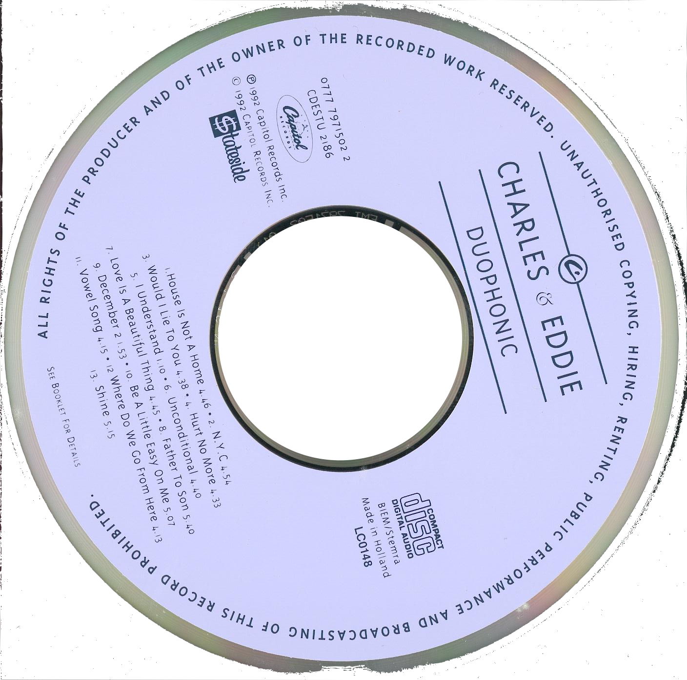 charles und eddie  duophonic cd