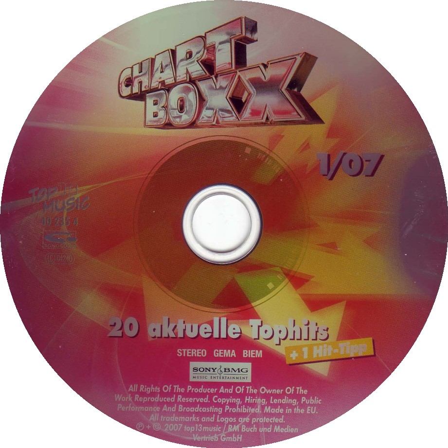 chart boxx  2007 01 cd