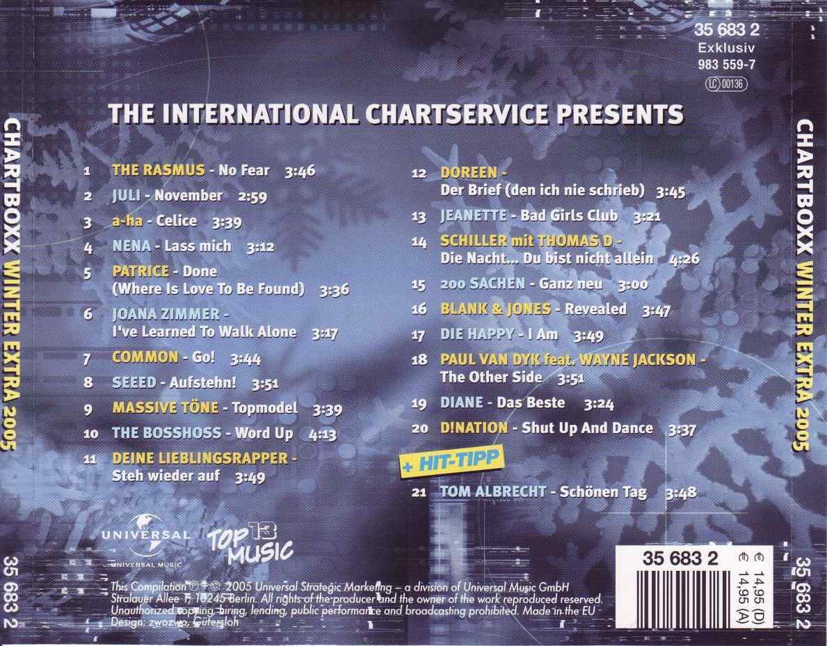chart boxx  winter extra 2005 b