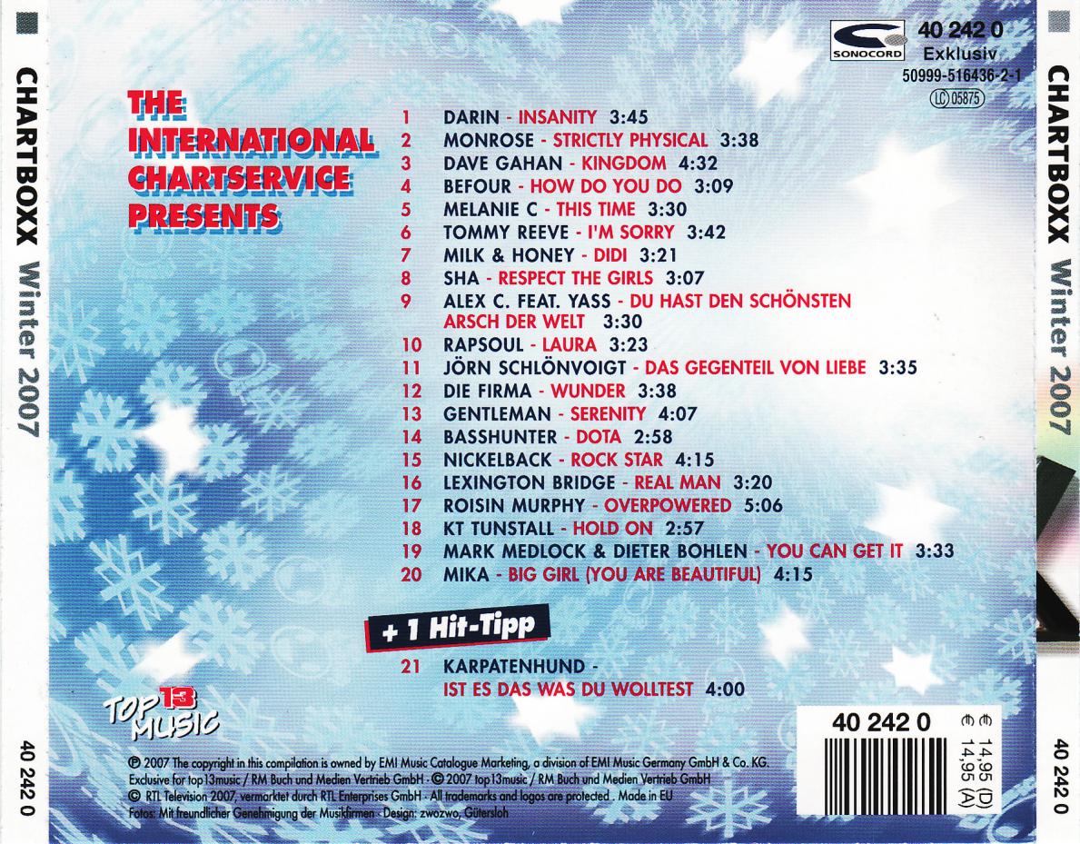 chart boxx  winter extra 2006 b