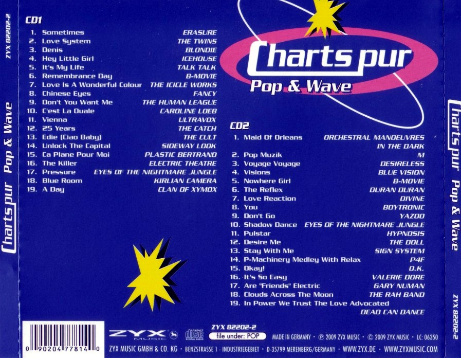 charts pur  pop & wave b