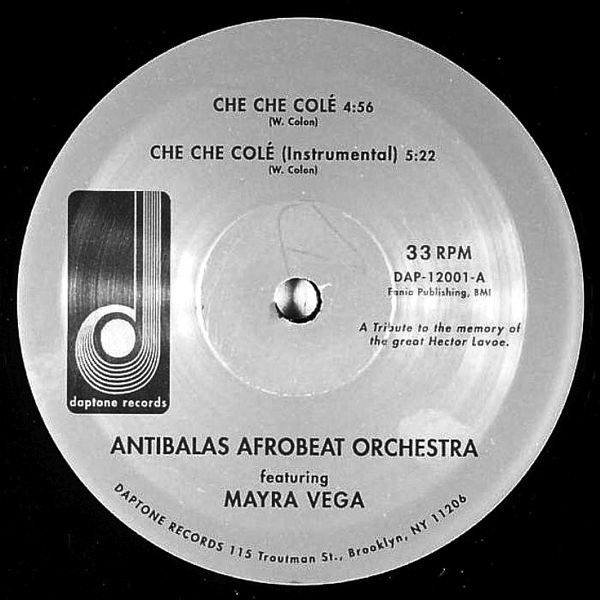 che che cole antibalas afrobeat o  