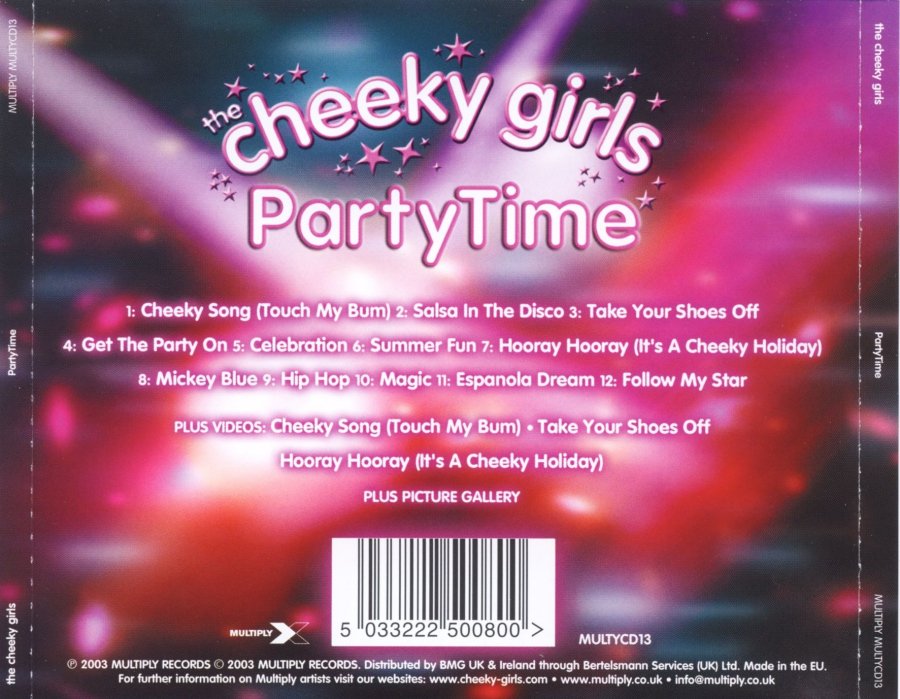 cheeky girls  party time b