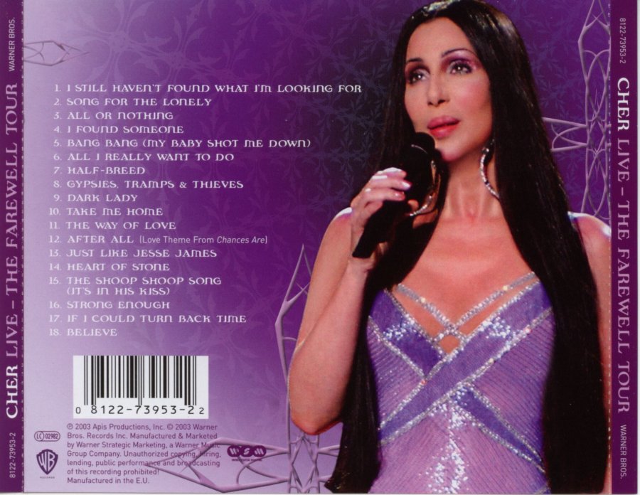 cher  the farewell tour live b