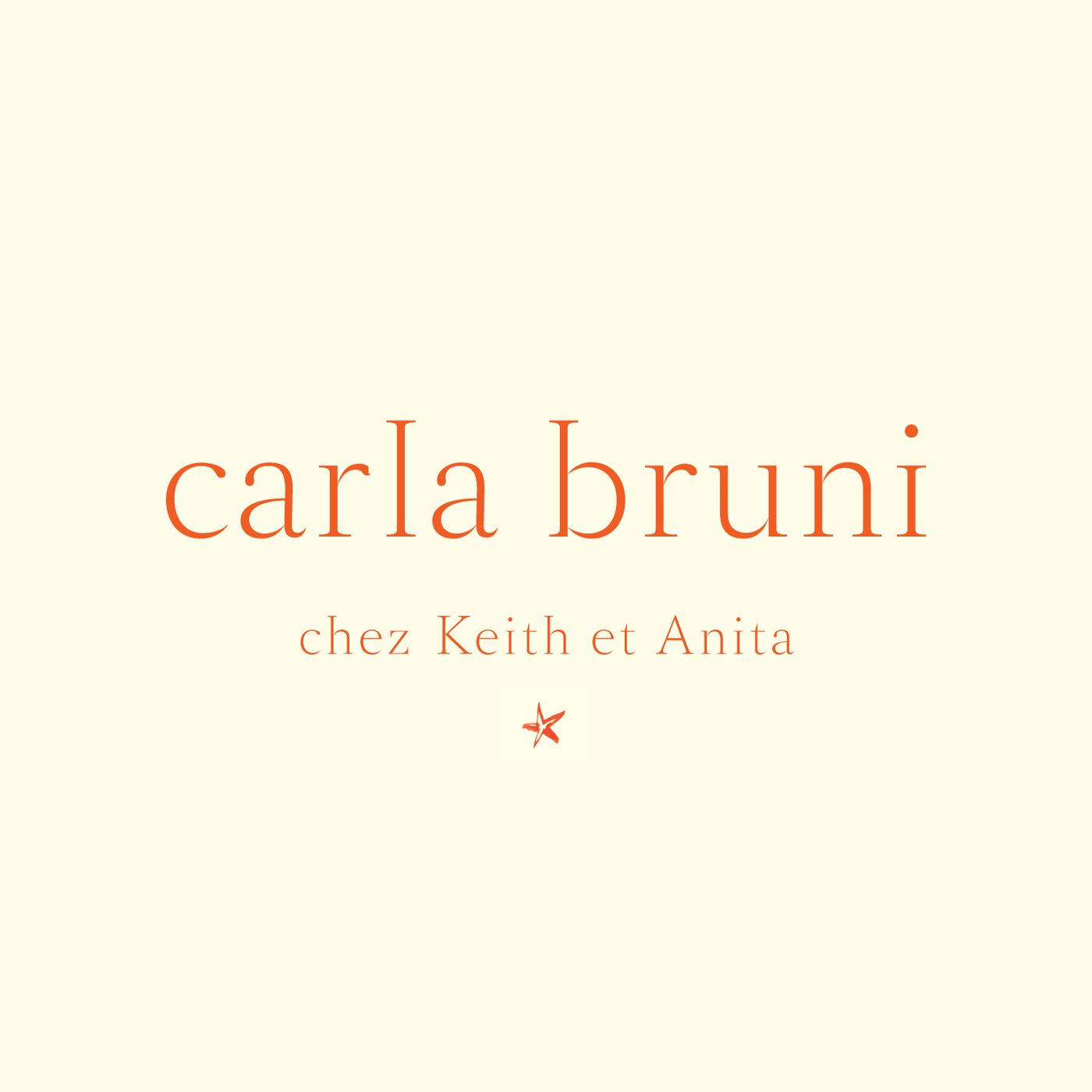 chez keith et anita carla bruni 