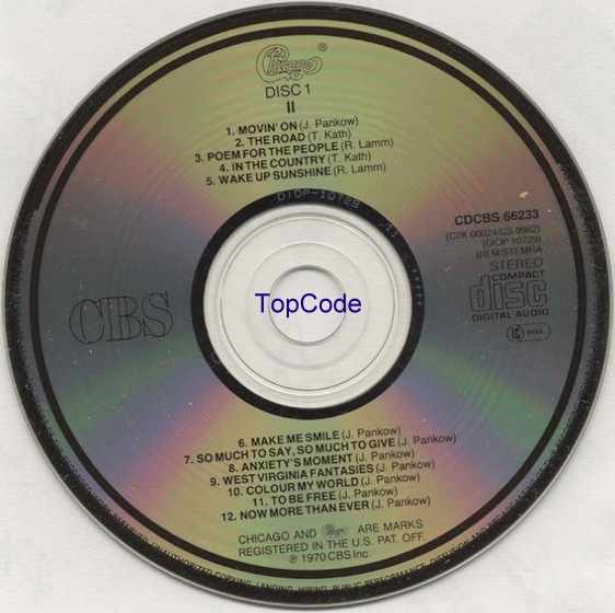 chicago  chicago ii cd1