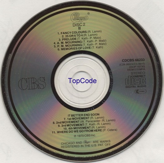 chicago  chicago ii cd2