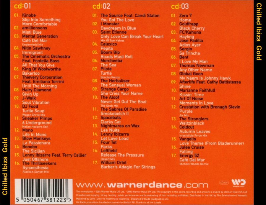 chilled ibiza gold b