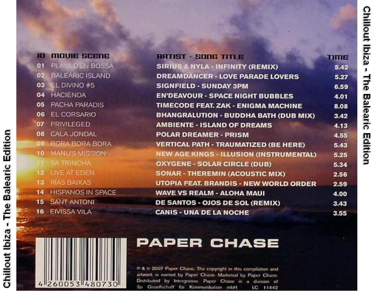 chillout ibiza  the balearic edition b