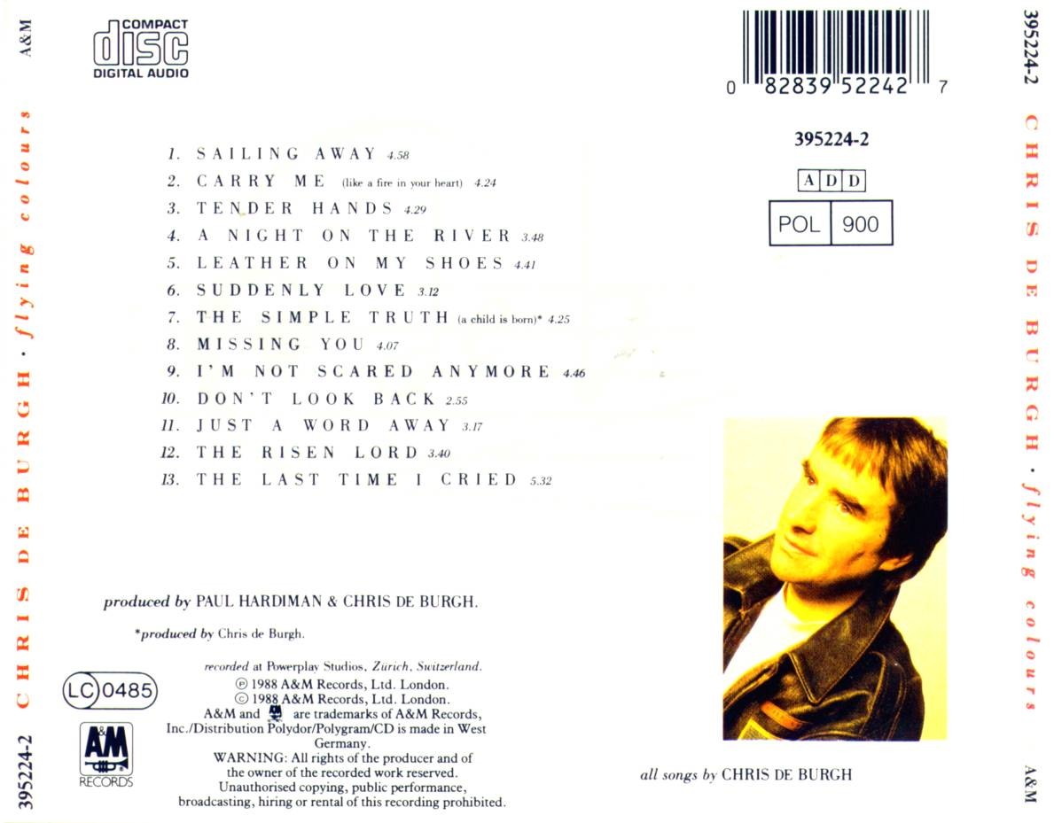 chris de burgh  flying colours b
