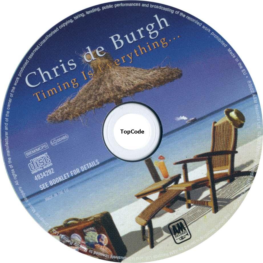 chris de burgh  timing is 