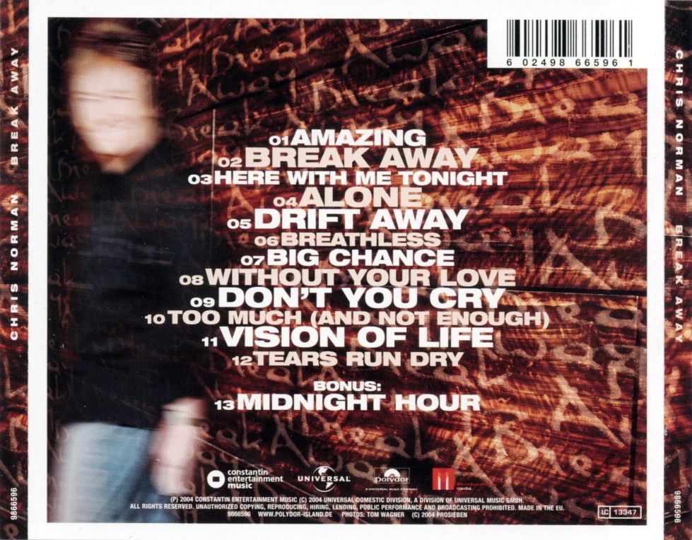 chris norman  break away b