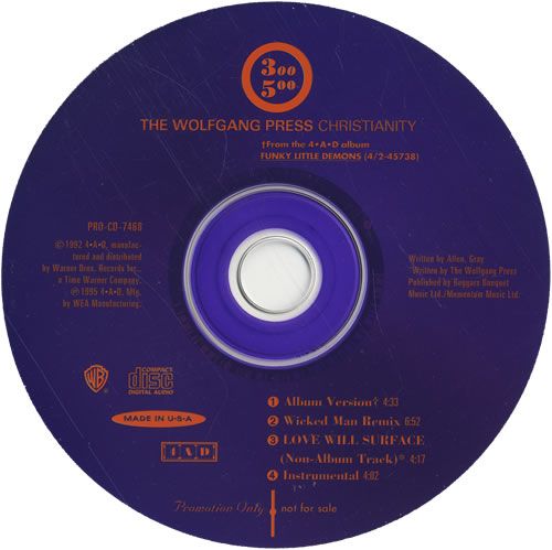 christianity the wolfgang press 