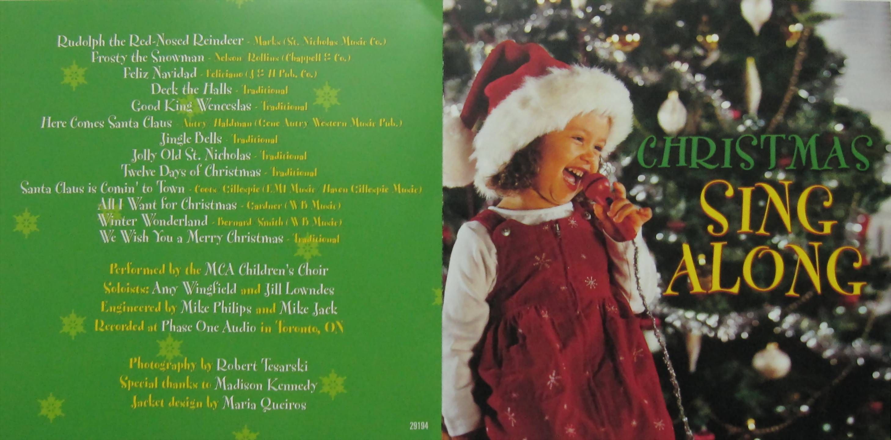 christmas sing along baby reflection 