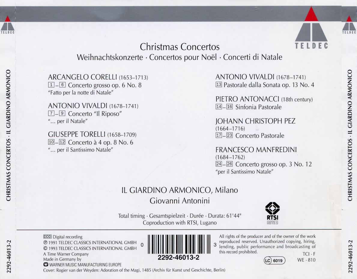christmas concertos b