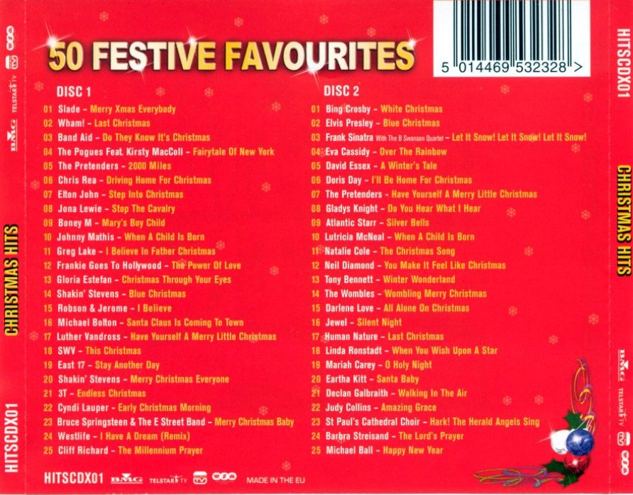 christmas hits  50 festive favourites b