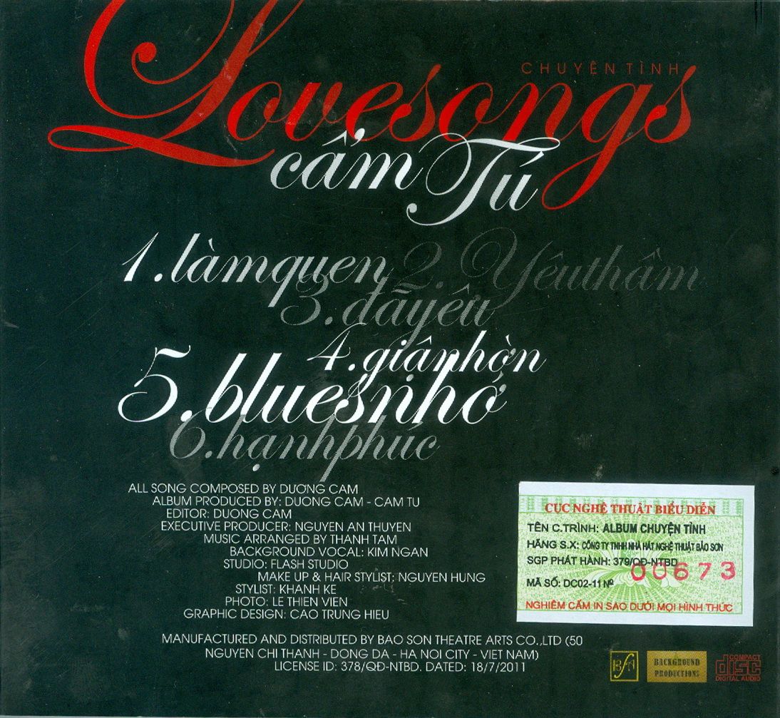 chuyen tinh love song cam tu 