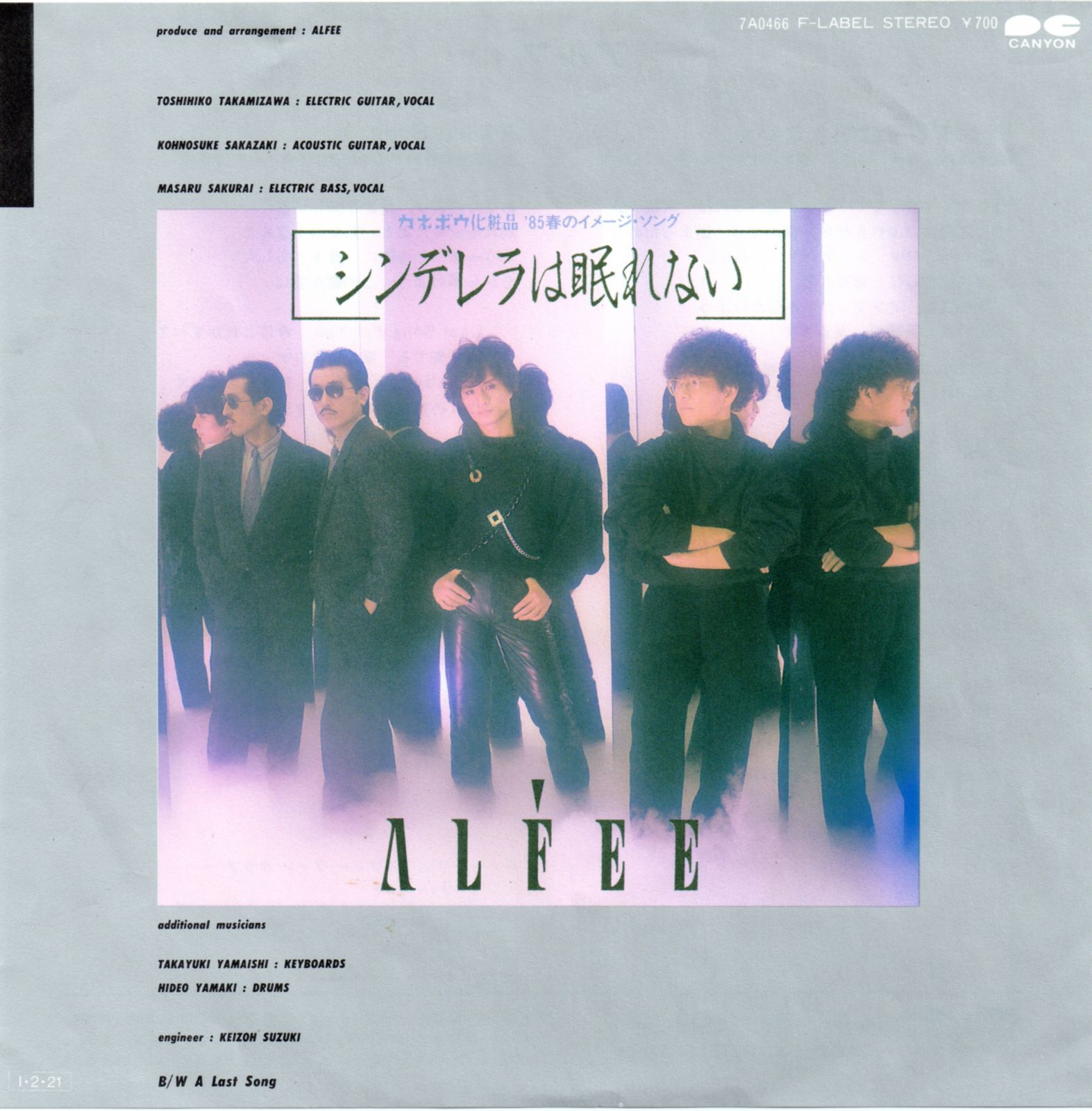 cinderella wa nemure the alfee 