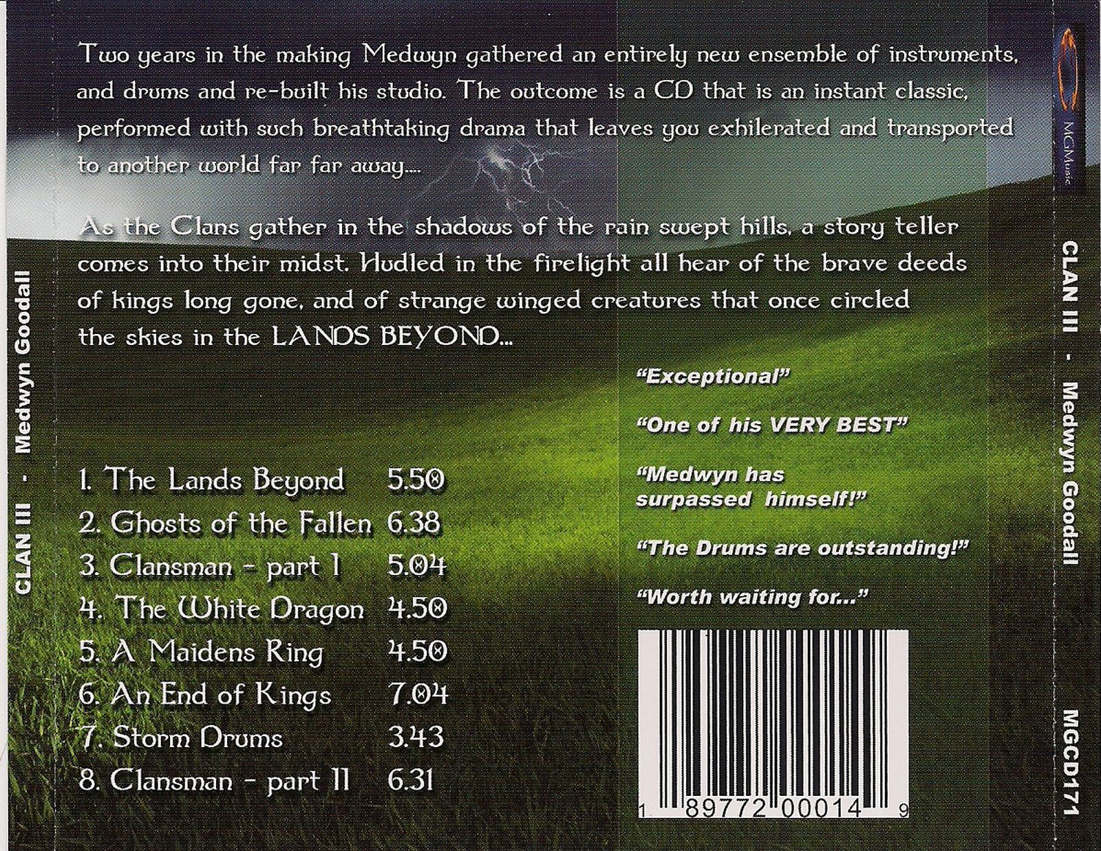 clan iii the lands medwyn goodall 