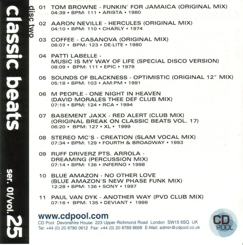 classic beats series aaron neville apx vbr 