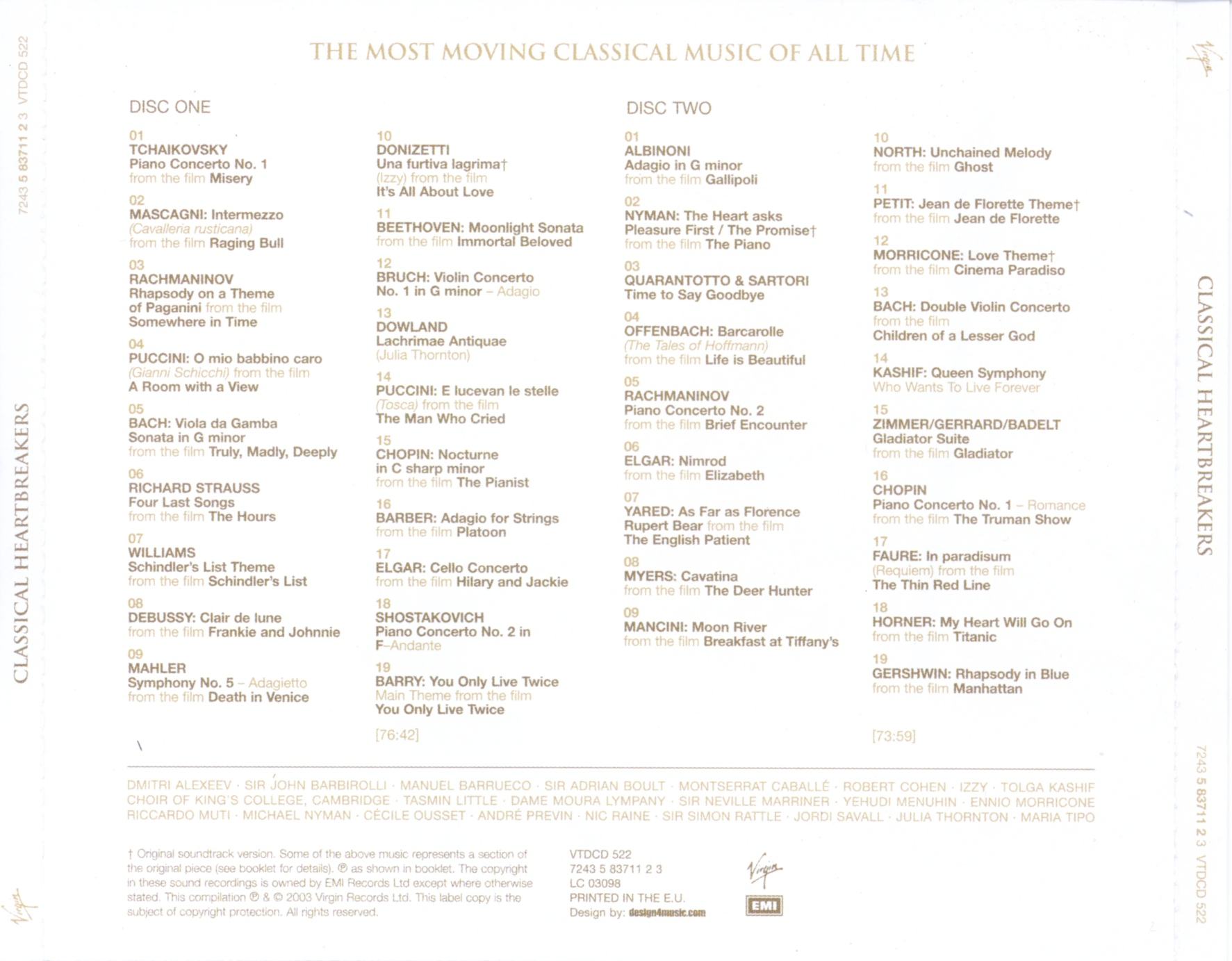 classical heartbreakers b