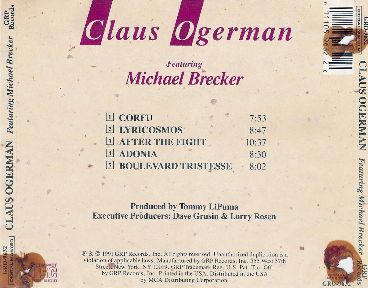 claus ogerman  feat michael brecker b
