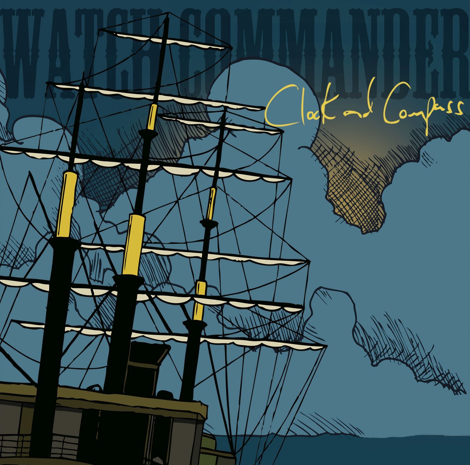 clock and compass watch commander  