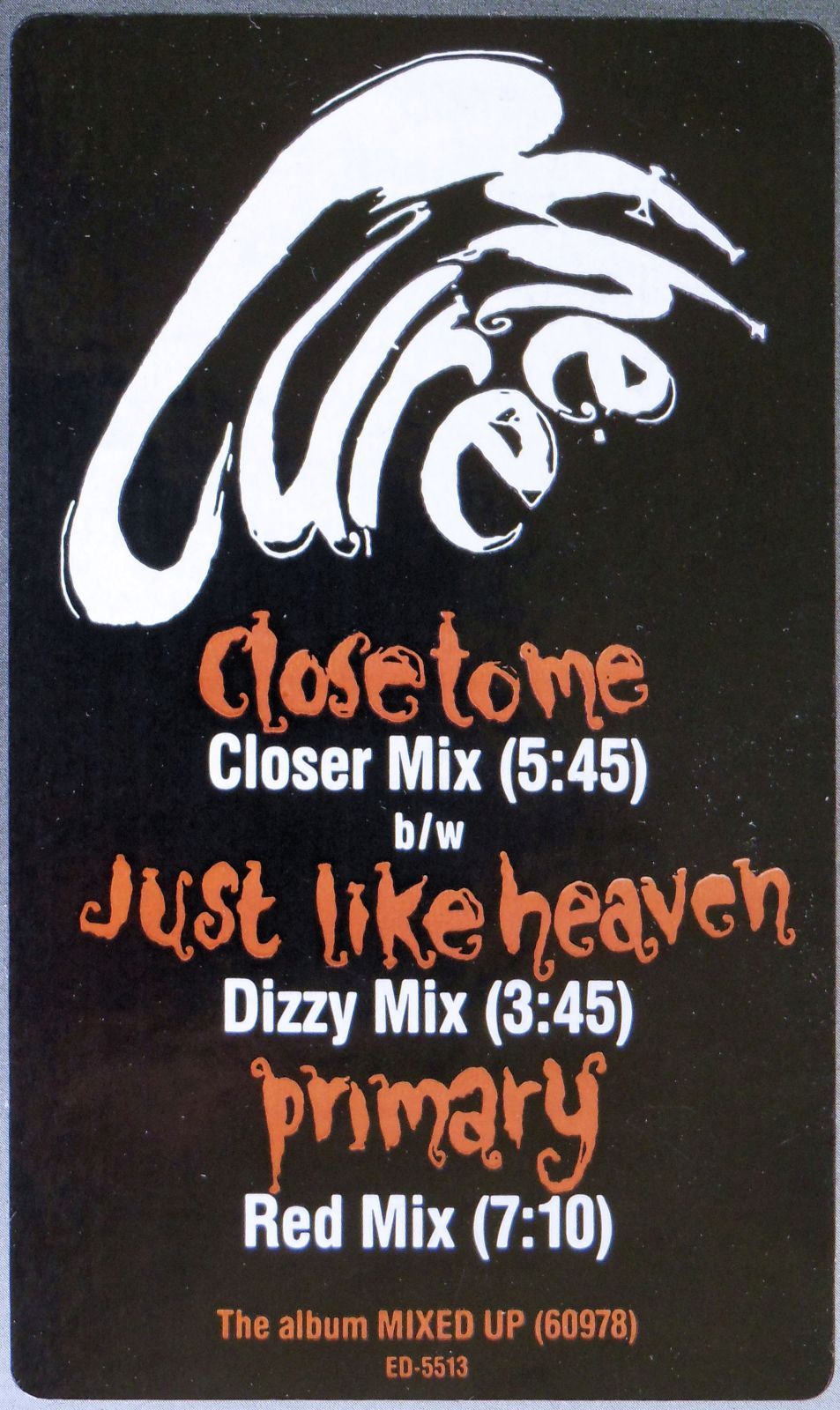 close to me remix the cure 