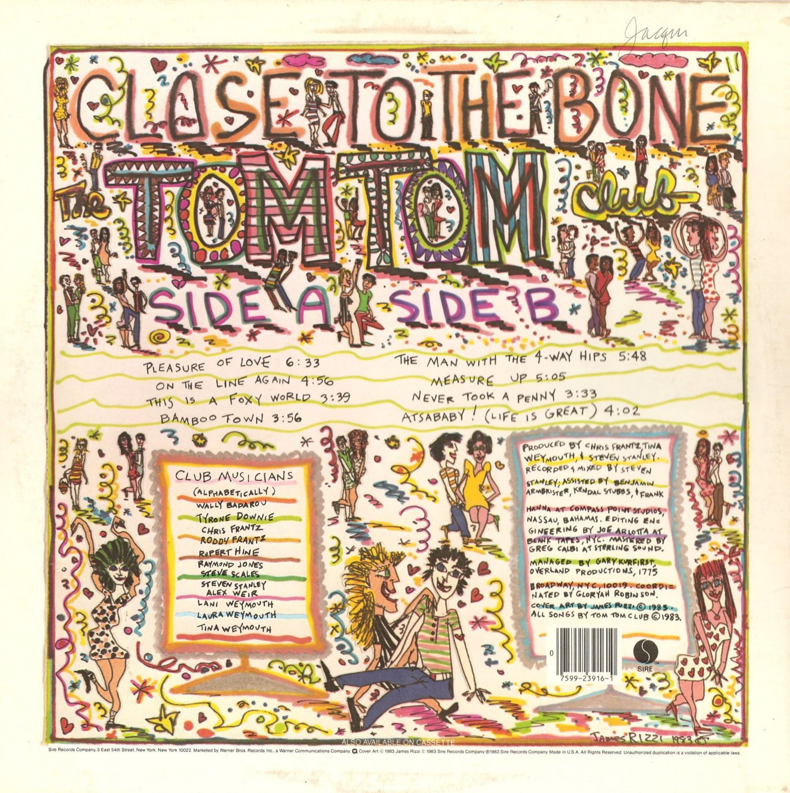 close to the bone tom tom club 