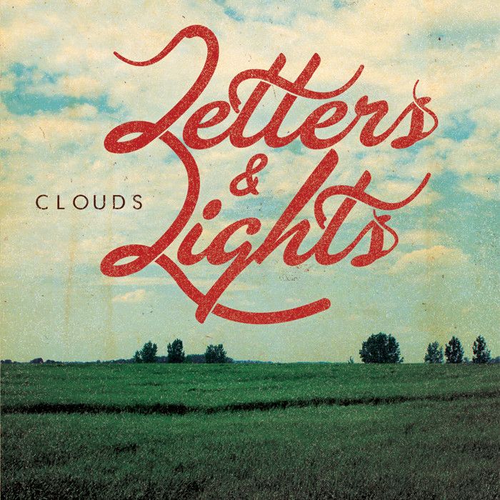 clouds letters and lights  