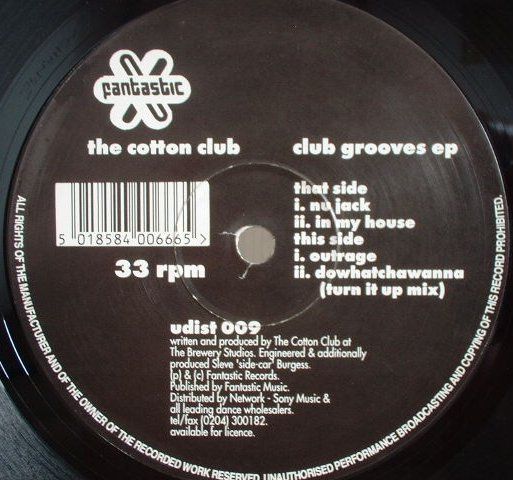 club grooves ep cotton club 