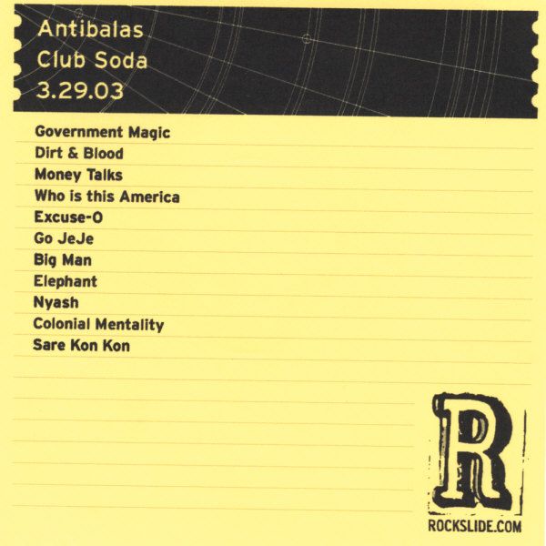 club soda antibalas afrobeat o  