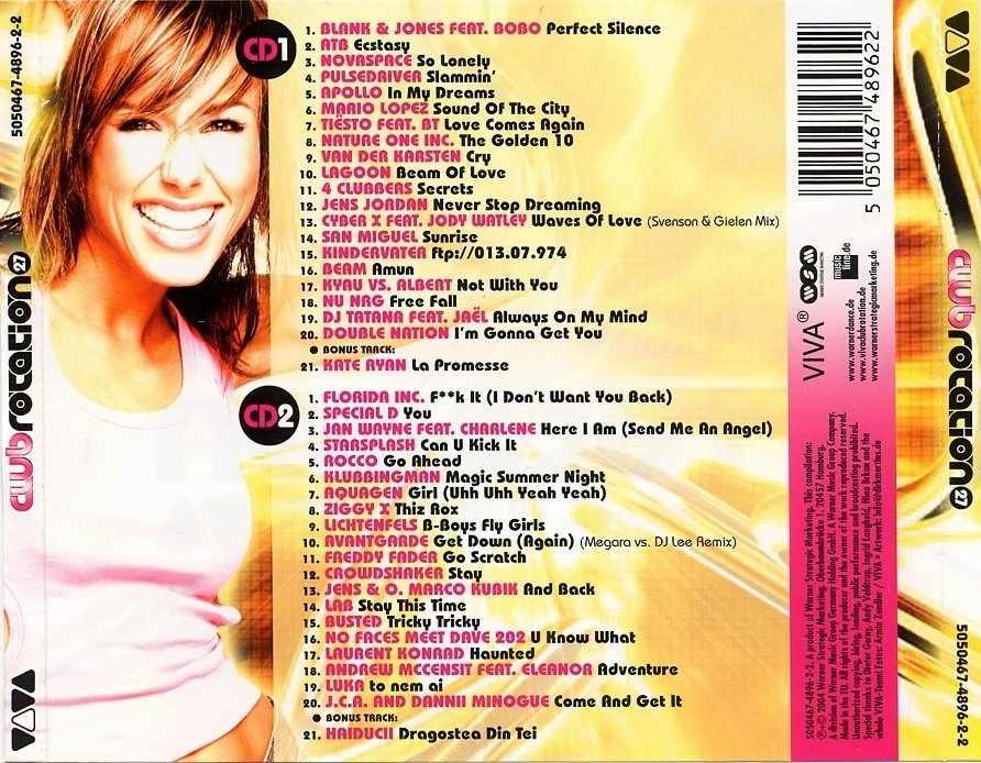 club rotation vol 27 b