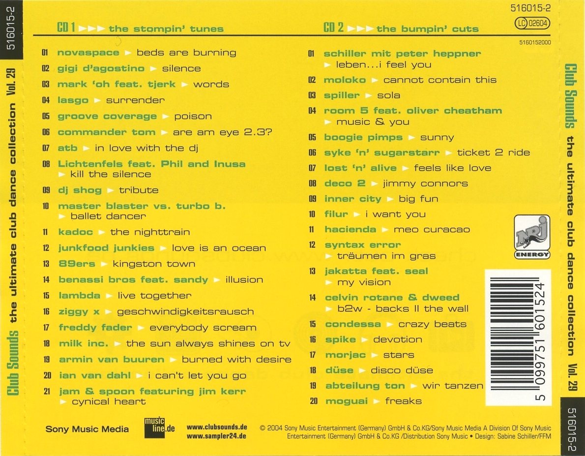 club sounds  vol 29 b