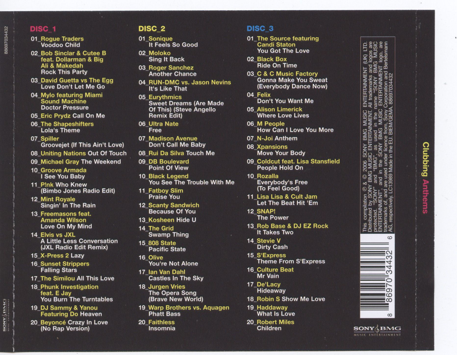 clubbing anthems 808 state  