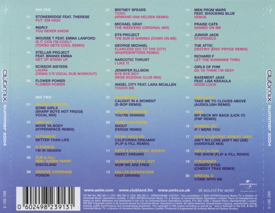 clubmix summer 2004 b