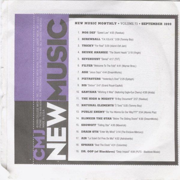 cmj new music monthl air 