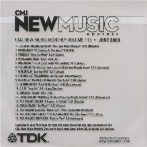 cmj new music monthl crash radio 