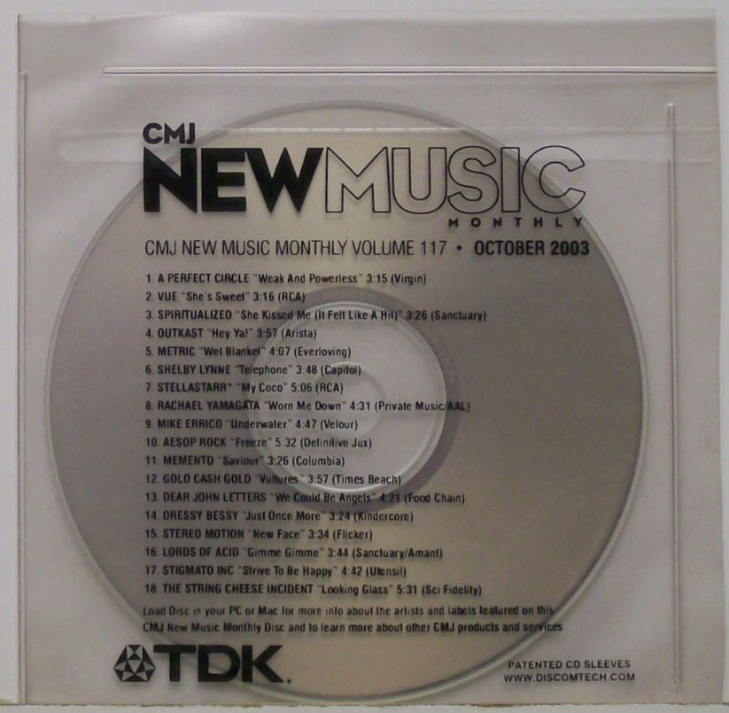 cmj new music montly a perfect circle 