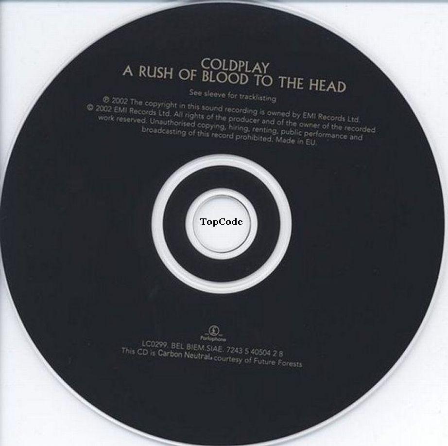 coldplay  a rush of blood cd