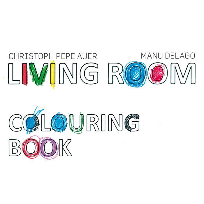 colouring book living room 