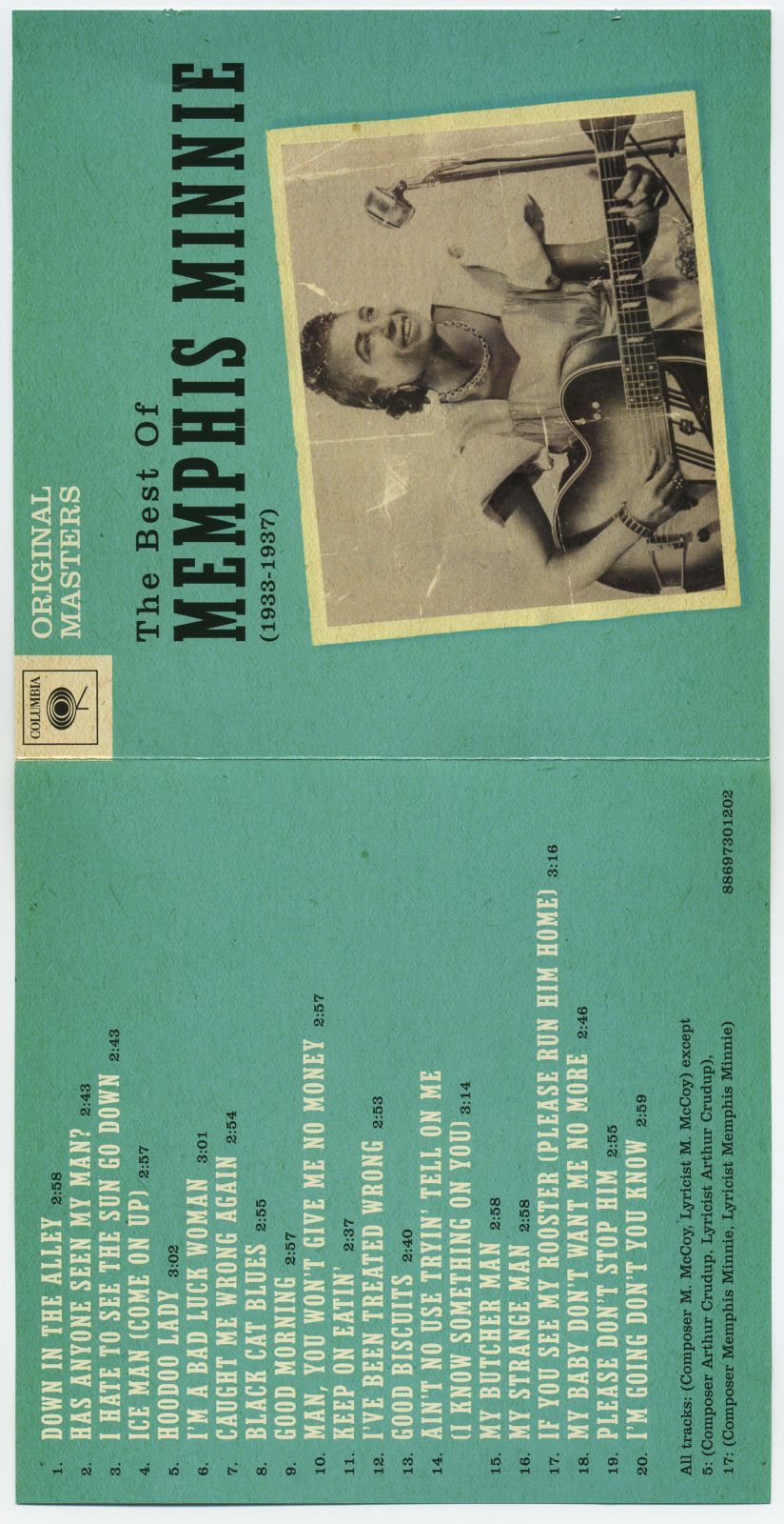 columbia original masters 1933 1937 me 