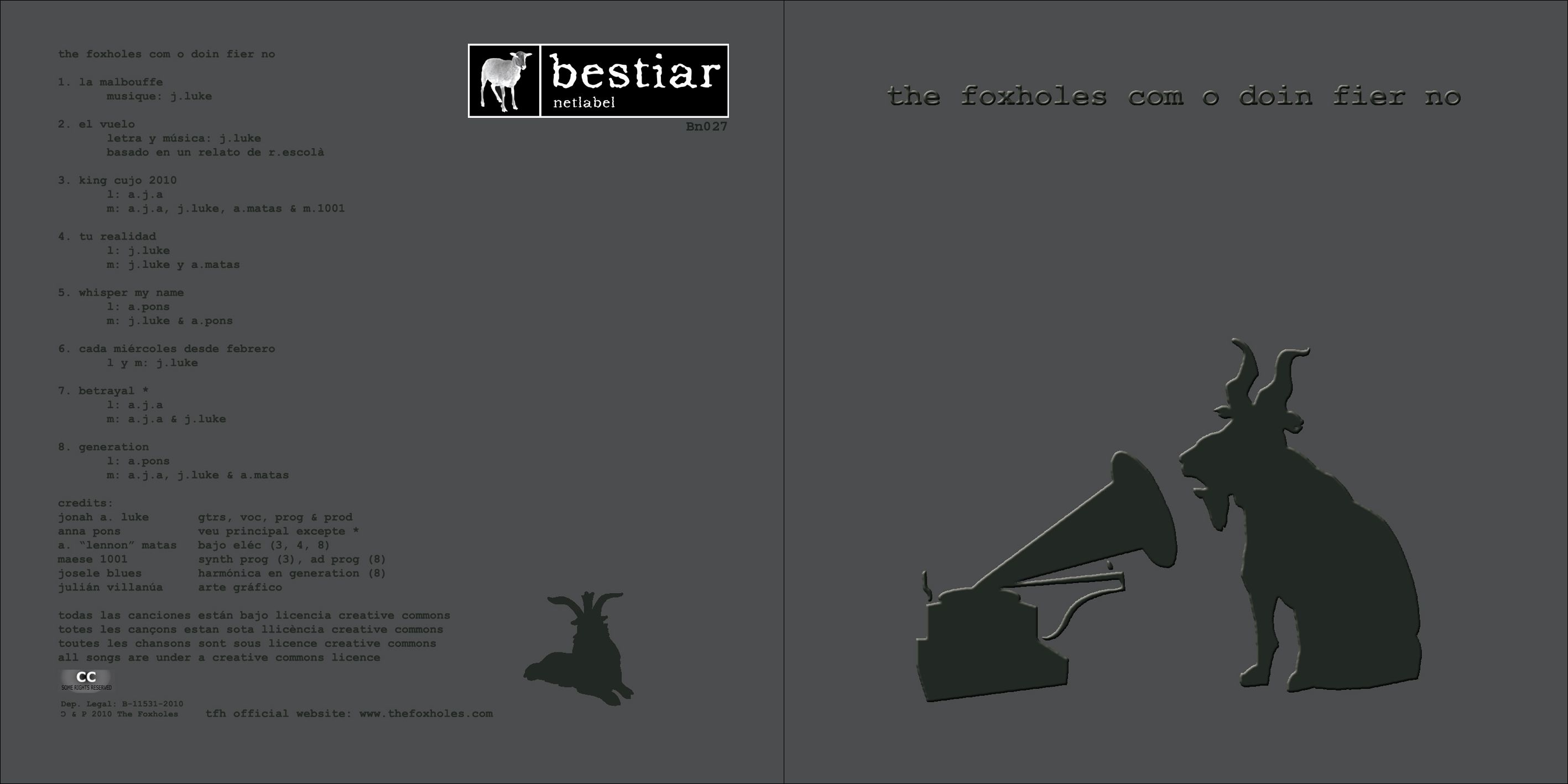 com o doin fier no the foxholes 