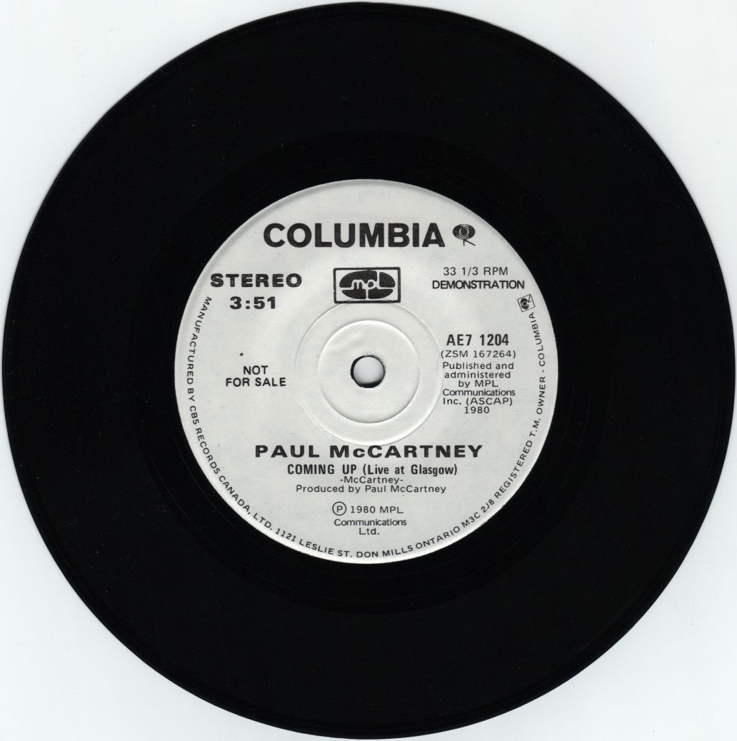 coming up live at g paul mccartney 