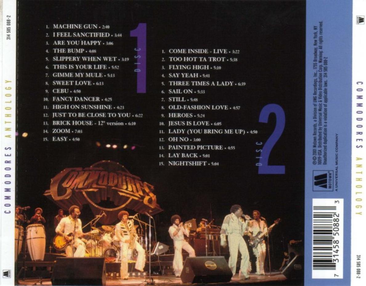 commodores  anthology b