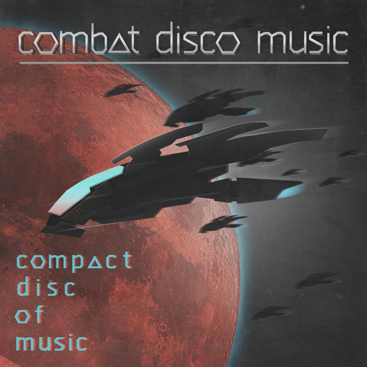 compact disc of musi combat disco music 
