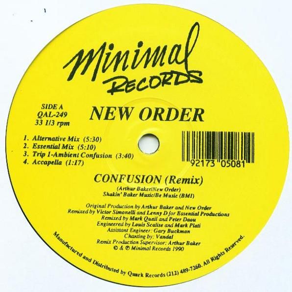confusion remix new order 