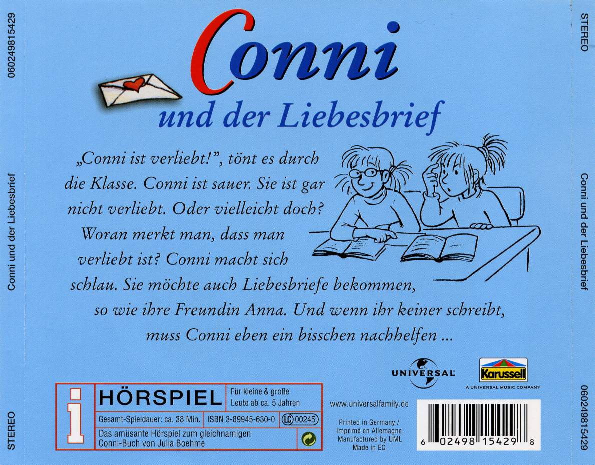 conni  und der liebesbrief b
