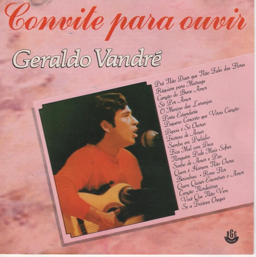 convite para ouvir geraldo vandre 