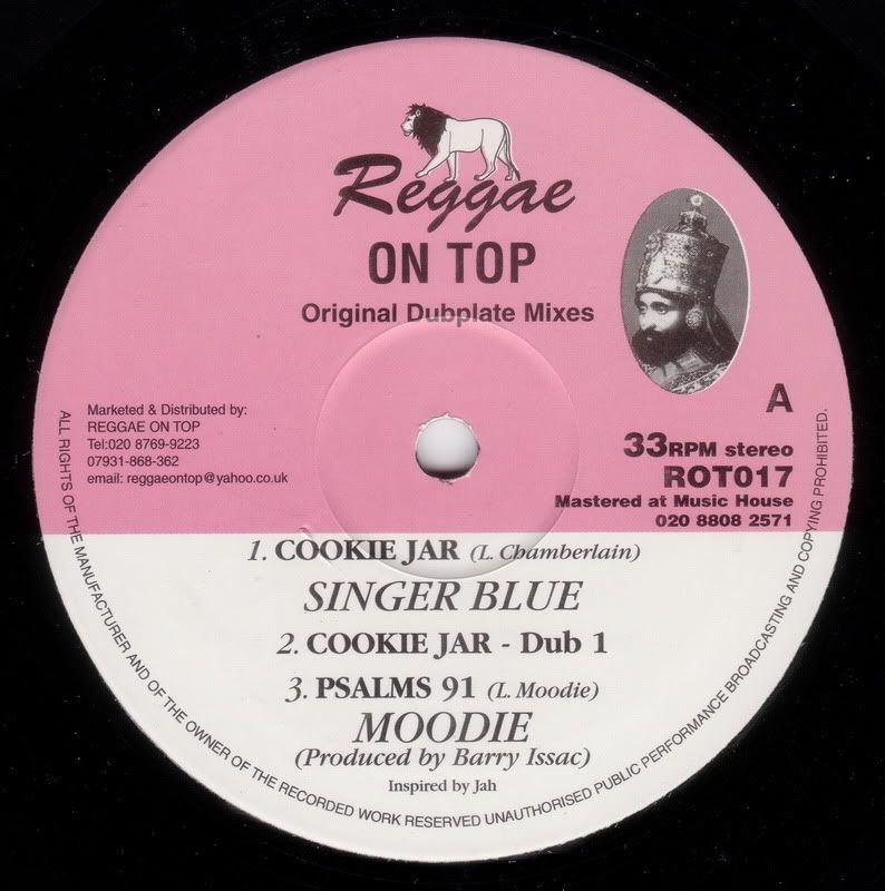 cookie jar 12 singer blue 